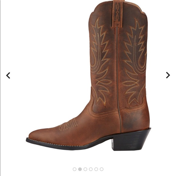 HERITAGE R TOE WESTERN BOOT - Picture 2 of 5